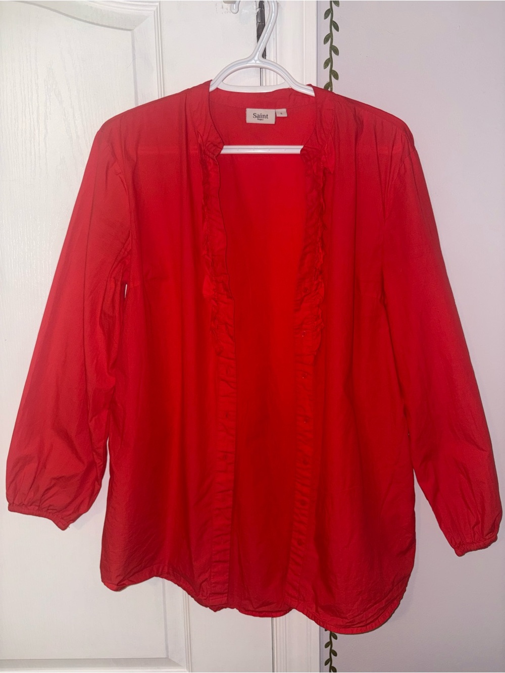 Cotton Button Blouse ~ Small